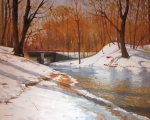 Along The Delaware Canal 16x20