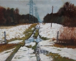 Entrance to MCCC In Winter 24x30