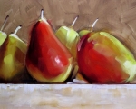 Row of Pears 12x16