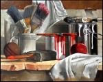 Still life with Brushes 24x30