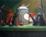 Still Life w/Oil Cans 22x30(sold)