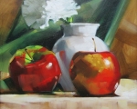 Two Apples 12x16